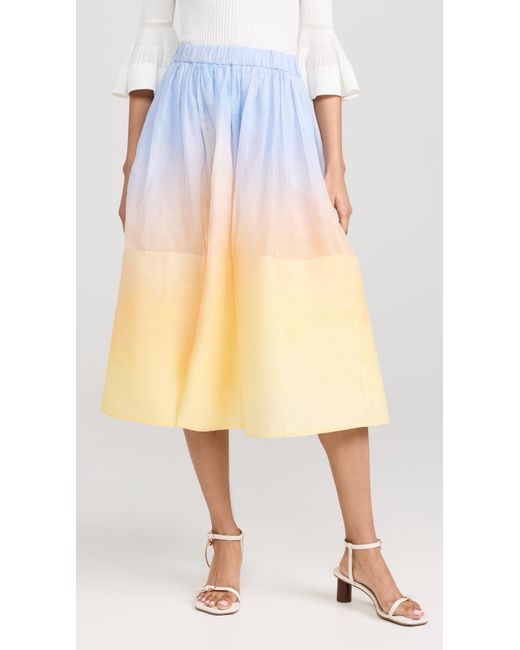 Zimmermann Multicolor Harmony Midi Skirt
