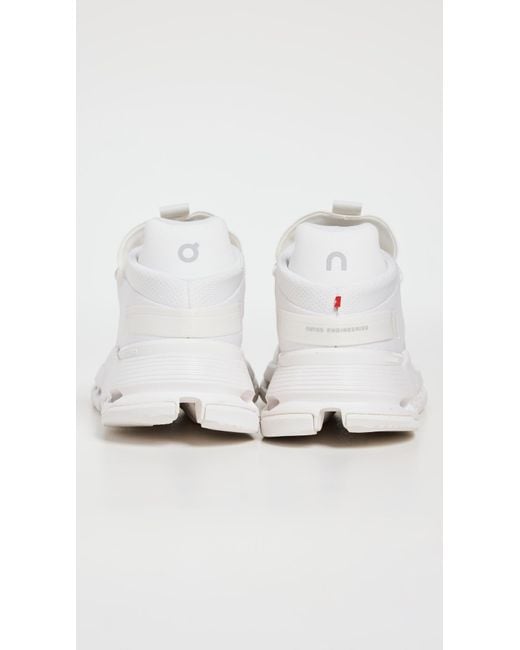 On Shoes White Cloudnova 2 Sneakers