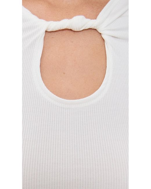 Le Bos White Amour Top
