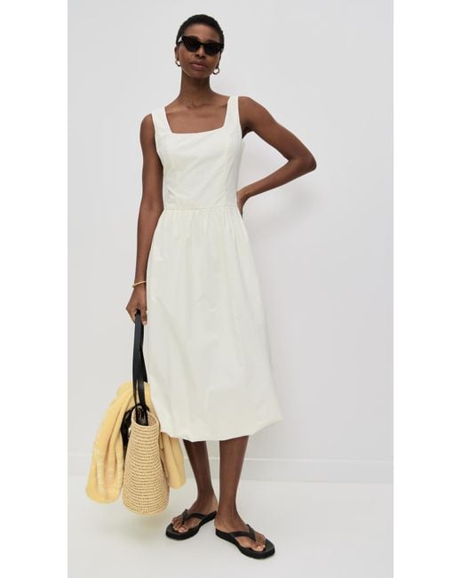 Bailey Rose White Bubble Hem Dress