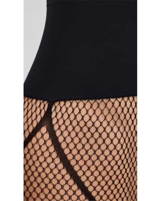 Commando Black Diamond Net Tights