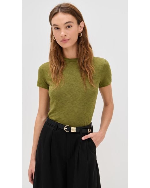 Theory Green Tiny Tee 2