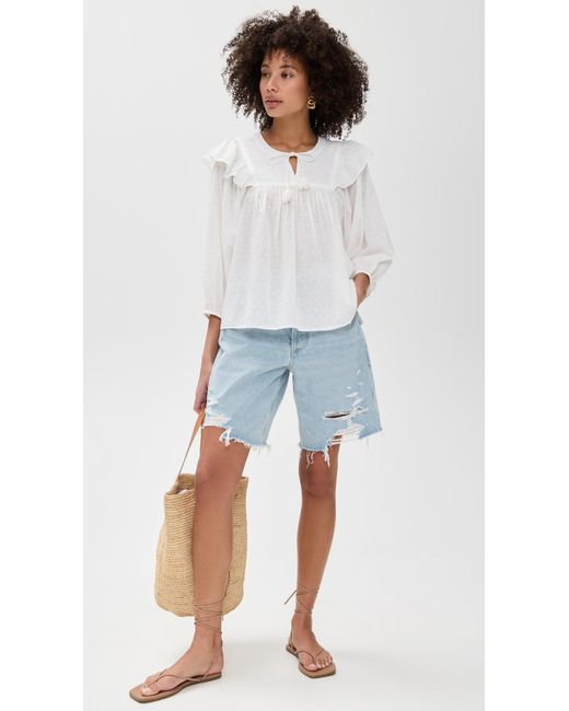 Cleobella White Lina Blouse