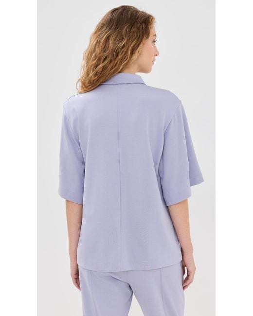 BITE STUDIOS Purple Jersey Short Sleeve Shirt
