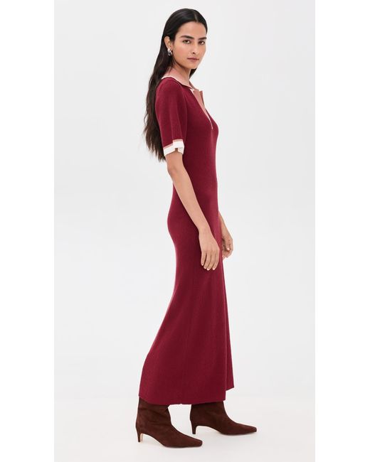 Le Bos Women's Boucle Polo Dress
