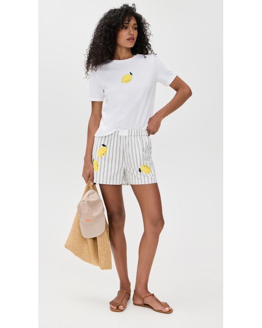 Kule White The Modern Lemon Tee
