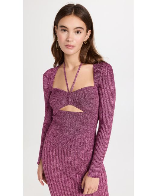 jonathan simkhai alexia sweetheart pullover