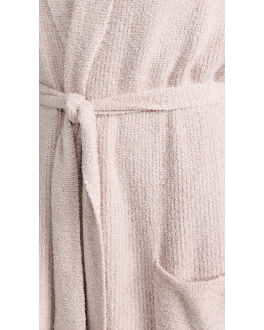 Barefoot Dreams Pink Cozychic Lite Ribbed Robe