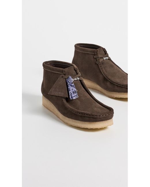 Clarks White Wallabee Boots