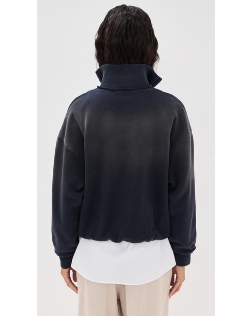 Acne Blue Logo Sweater