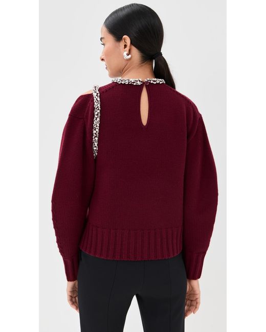 Jonathan Simkhai Red Monroe Pullover