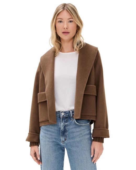 Splendid Black X Cella Jane Crop Icon Coat