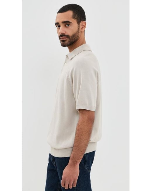 KNICKERBOCKER Black Madison Cotton Polo for men