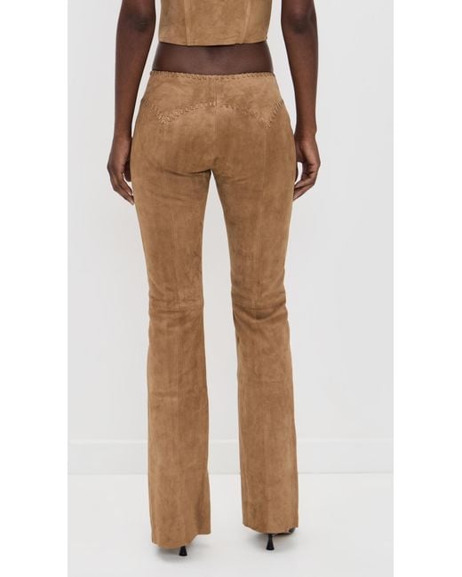 Miaou Natural Element Suede Pants