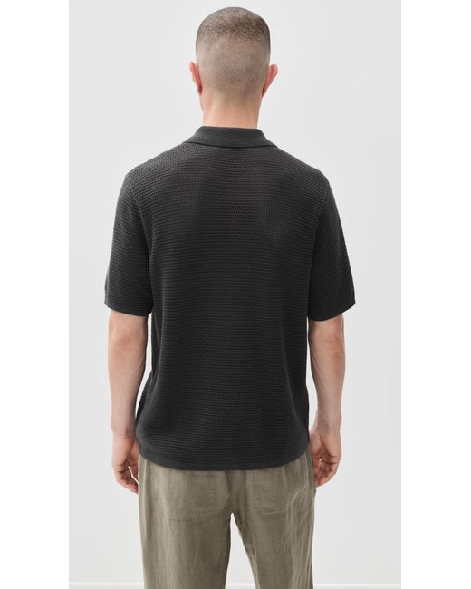 Madewell Black Open Knit Shirt for men