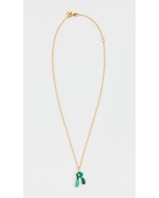 Mayamar White Enamel Initial Necklaces