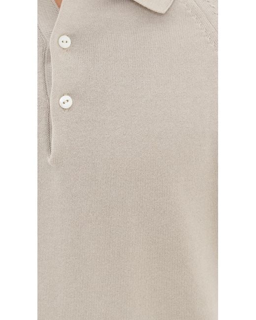 KNICKERBOCKER Black Madison Cotton Polo for men