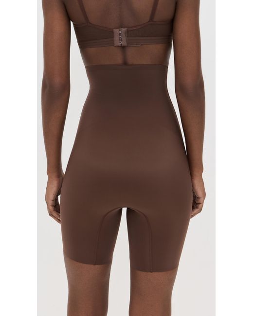 Commando Brown Zone Smoothing High Waisted Shorts