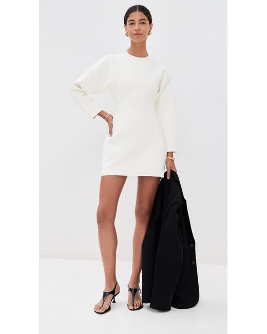 Wardrobe NYC White Wardrobe. Nyc Rhw Power Knit Mini Dress