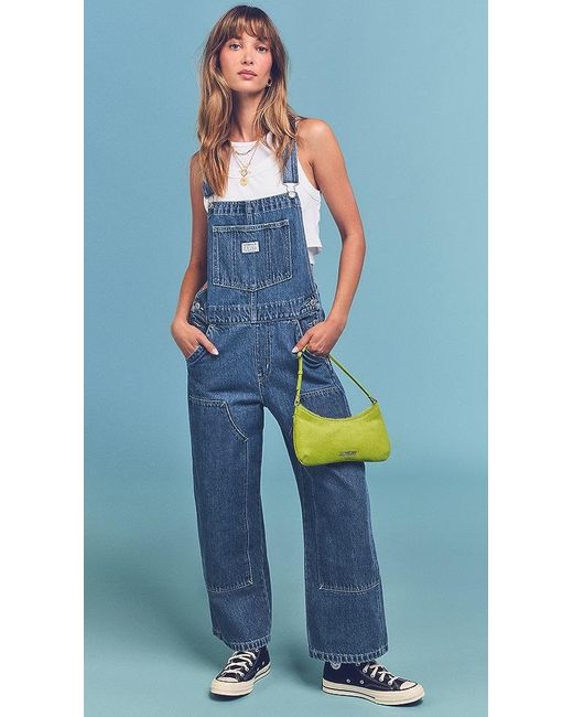 Levi's Baggy Work Overalls in Blue Lyst
