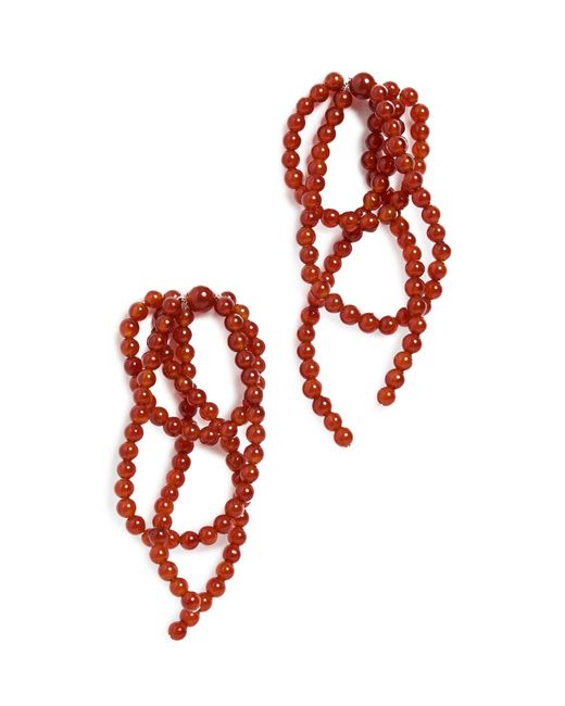 Completedworks Red What A Tangled Web We Weave Earrings