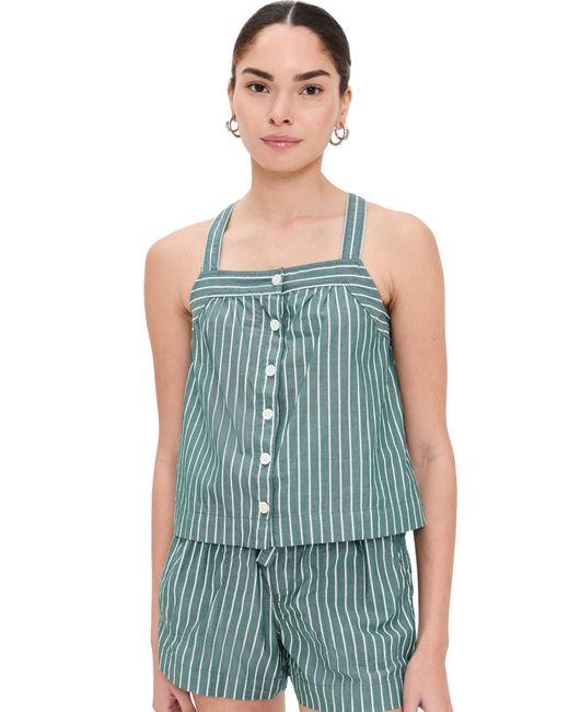 Alex Mill Green Leah Top