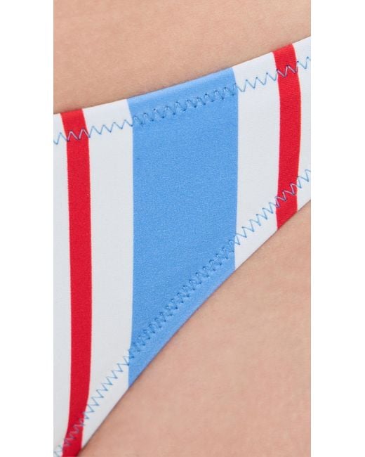 Solid & Striped Blue The Rachel Bikini Bottoms