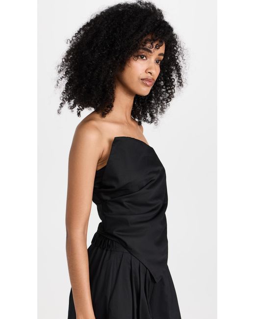 JBQ Black Arlo Strapless Top