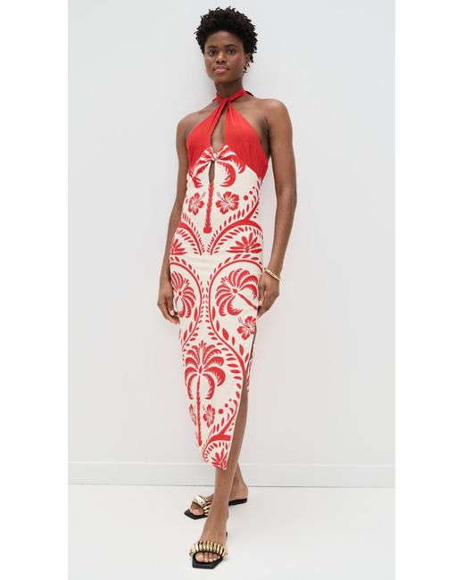 SEVEN WONDERS LOCKLEA MIDI DRESS - LEMON
