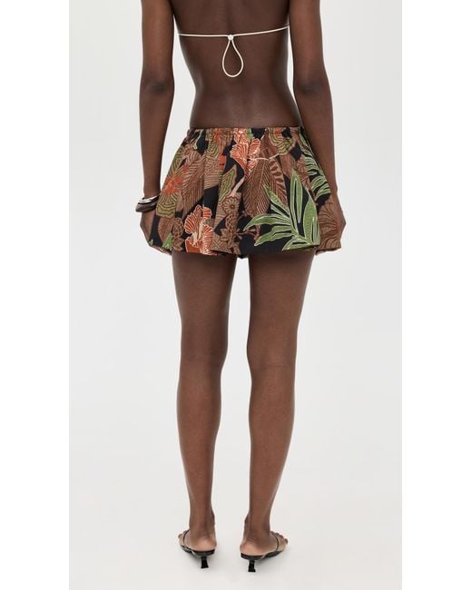 Fe Noel Black Bubble Mini Skirt
