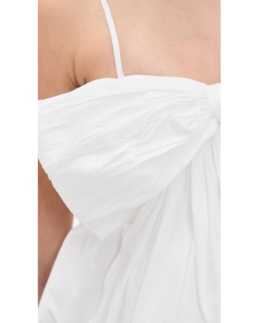 Aje. White Scarlett Top