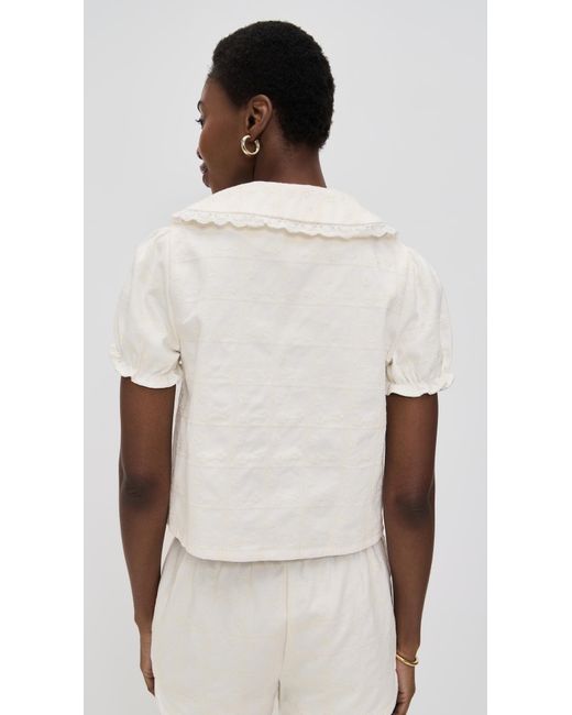 Bailey Rose Black Eyelet Top