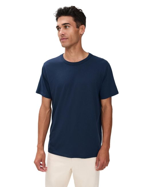 Marine Layer Blue Signature Crew Tee for men