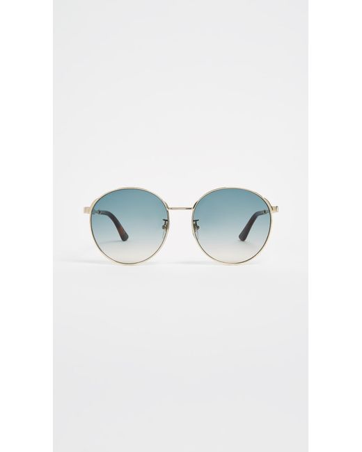 Gucci Brown Sensual Romanticism Round Sunglasses