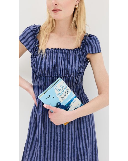 Olympia Le-Tan Blue The Mermaid Song Book Clutch