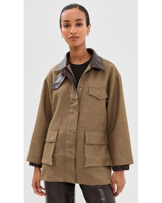 Line & Dot Brown Bourbon Jacket