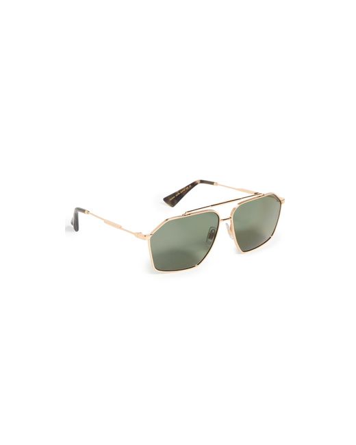 Dolce & Gabbana Metallic Dg2303 Aviator Sunglasses