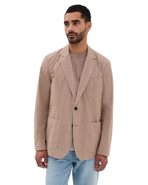 Rag & Bone Natural Achilles Peached Cotton Blazer for men