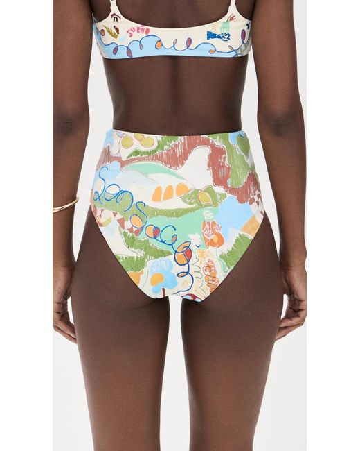 ALÉMAIS Multicolor Nadia High Waisted Briefs