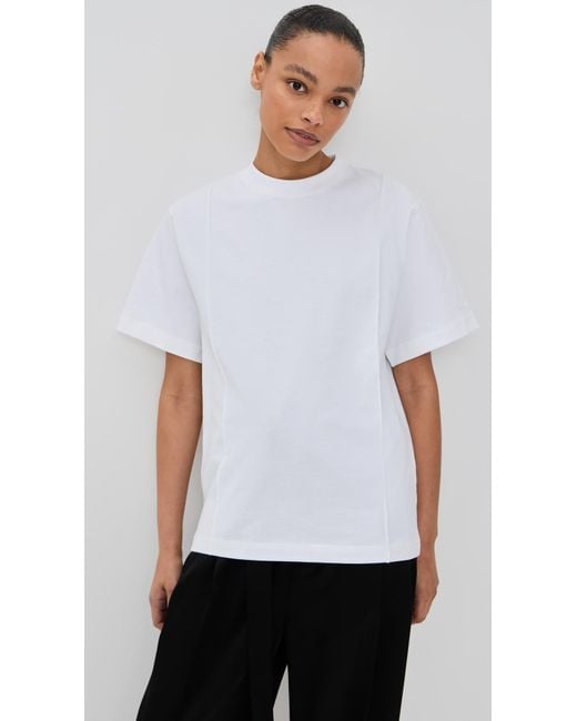 Peter Do White Creased Oversized Tee