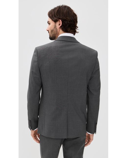 Theory Black Chambers Stretch Wool Blazer for men