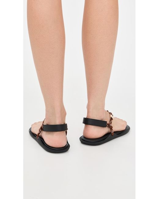 FLOWZE Black Flo Rope Sandals