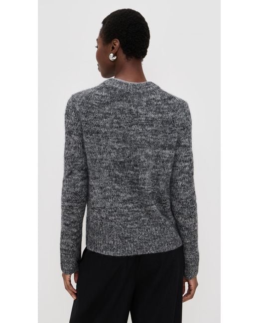 Vince Black Marled Crew Neck