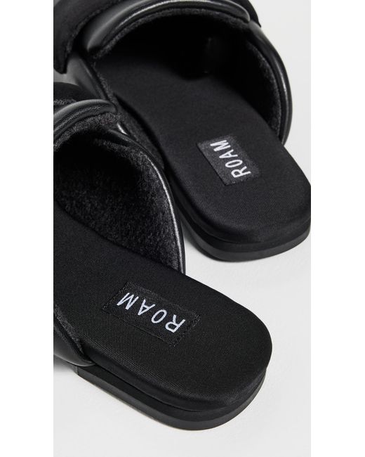 Roam Black Puffy Loafers