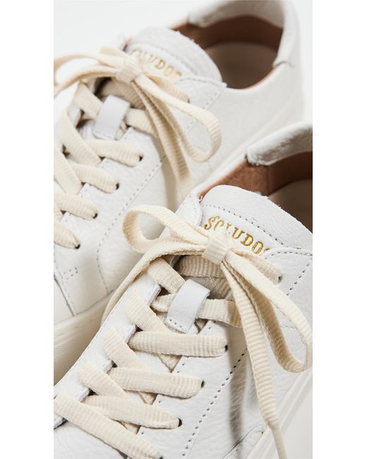 Soludos Leather Ibiza Platform Sneakers in White | Lyst