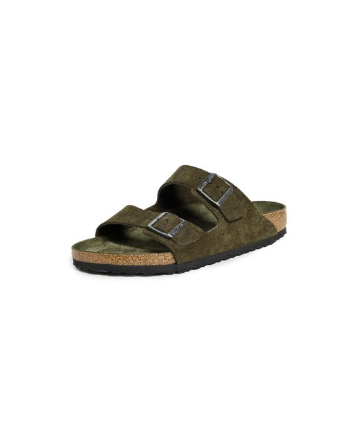 Birkenstock Green Arizona Soft Footbed Sandals for men