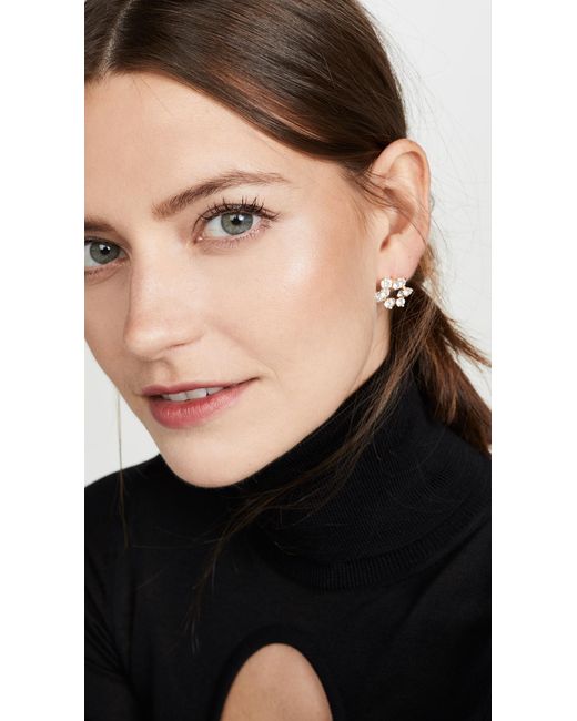Shashi Metallic Babe Stud Earrings