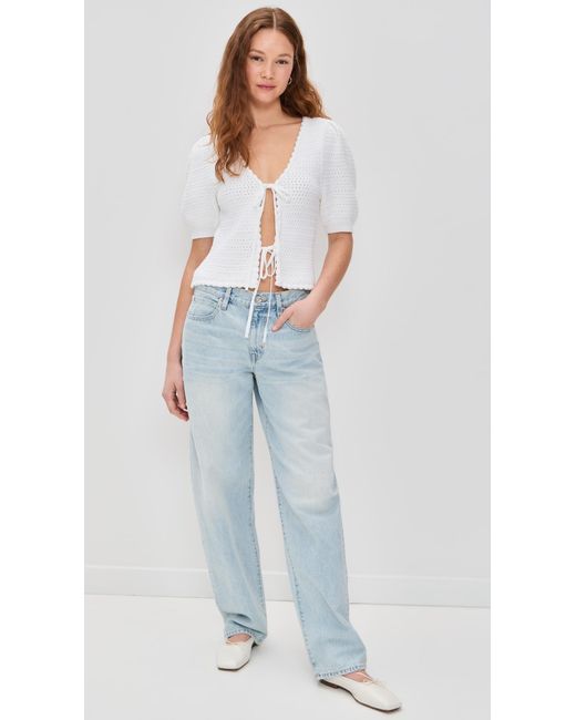Splendid White Beverley Sweater