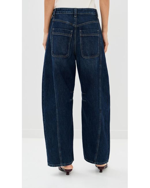 Twp Blue New Barrel Pants