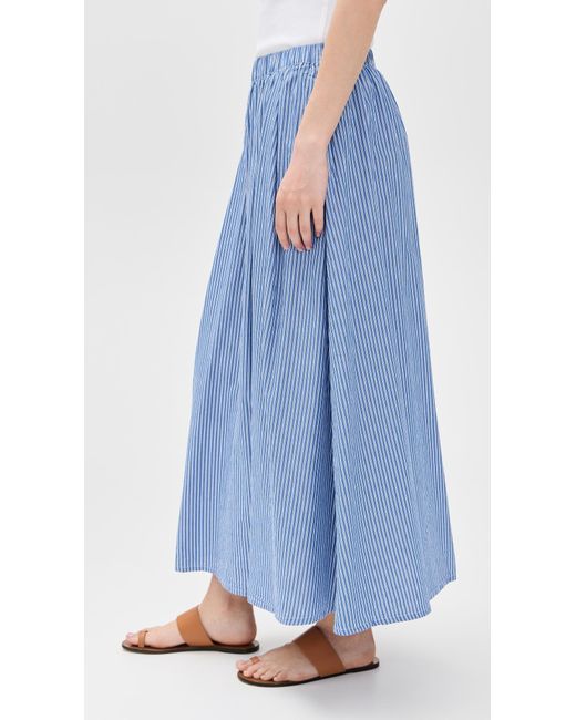 American Vintage Blue Stripe Skirt
